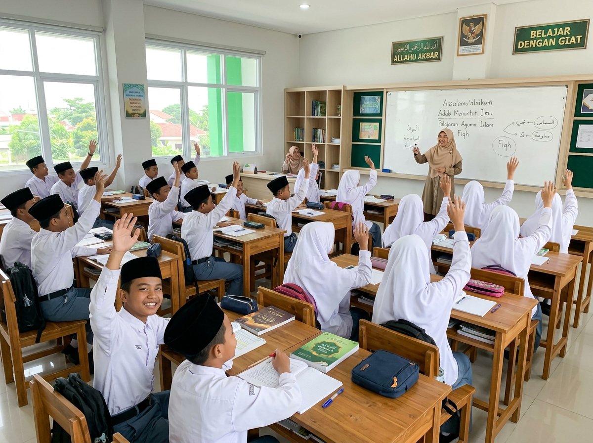 Suasana KBM Aktif & Interaktif di Ruang Kelas